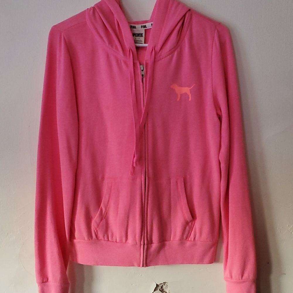 NEW PINK zipup - Picture 3 of 4